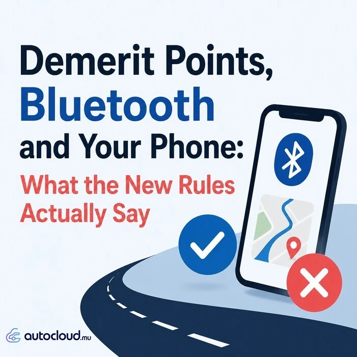 Demerit Points, Bluetooth and Your Phone: What the New Rules Actually Say