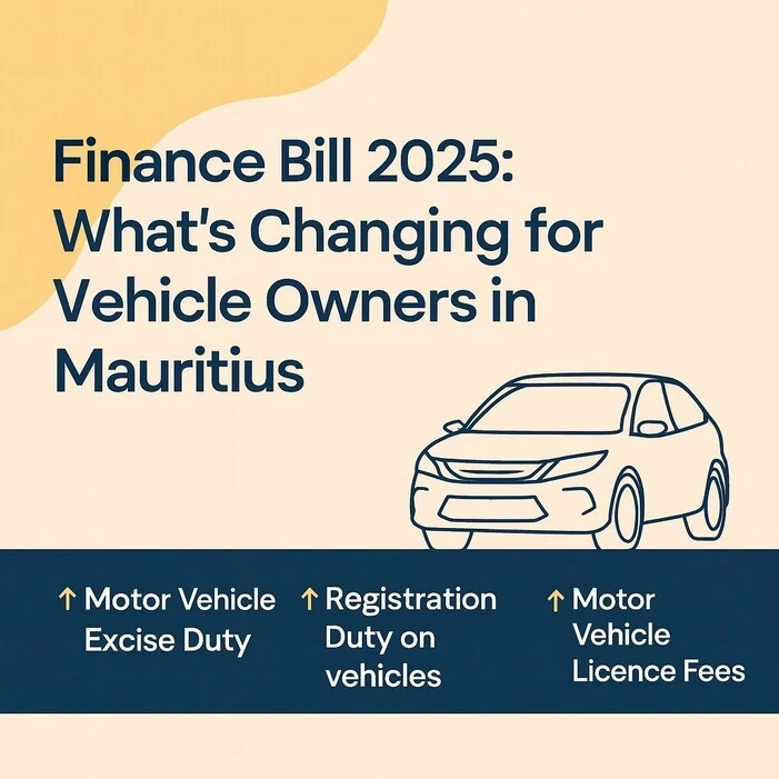 Finance Bill 2025: What’s Changing for Vehicle Owners in Mauritius