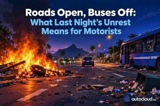 Roads Open, Buses Off: What Last Night's Unrest Means for Motorists